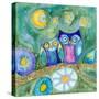 Wishing the Night Away Owls-Wyanne-Stretched Canvas