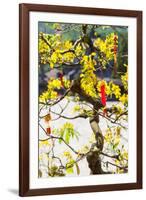 Wishing tree at the Tomb of Emperor Khai Dinh the Last Emperor of Vietnam, Hue, Vietnam-null-Framed Photographic Print