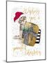 Wishing You A Prrrfect Christmas-Patricia Pinto-Mounted Art Print