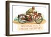 Wishing You a Speedy Recovery, Motorcycle Racer-null-Framed Art Print