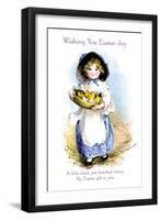 Wishing You Easter Joy-Ellen H. Clapsaddle-Framed Art Print