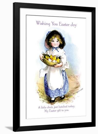 Wishing You Easter Joy-Ellen H. Clapsaddle-Framed Art Print