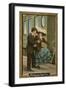 Wishing You Good-Bye, Train Farewell-null-Framed Art Print