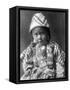 Wishram Girl, 1909-Edward S. Curtis-Framed Stretched Canvas