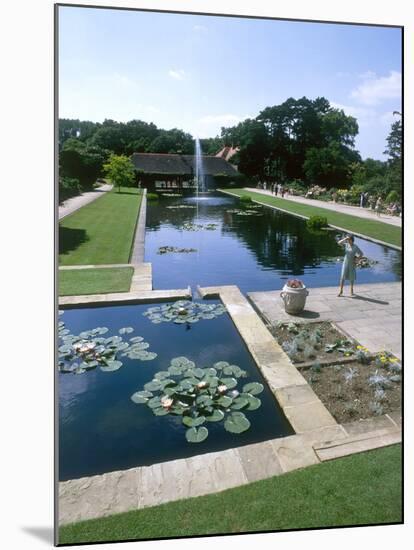 Wisley Fountain-null-Mounted Photographic Print