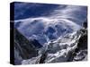Wispy Clouds Form Near the Peaks Surrounding Mount Everest-null-Stretched Canvas