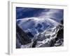 Wispy Clouds Form Near the Peaks Surrounding Mount Everest-null-Framed Photographic Print