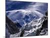 Wispy Clouds Form Near the Peaks Surrounding Mount Everest-null-Mounted Photographic Print