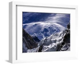 Wispy Clouds Form Near the Peaks Surrounding Mount Everest-null-Framed Photographic Print