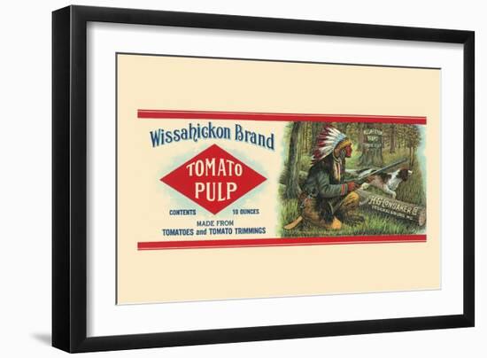 Wissahickon Brand Tomato Pulp-null-Framed Art Print