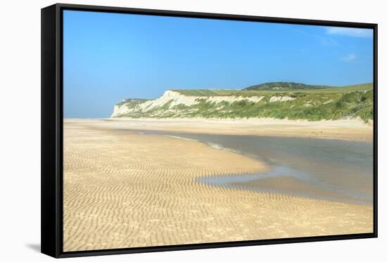 Wissant Beach Near Cap Blanc-Nez, Cote D'Opale, Region Nord-Pas De Calais, France, Europe-Gabrielle and Michel Therin-Weise-Framed Stretched Canvas