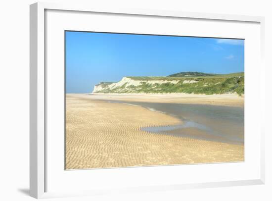 Wissant Beach Near Cap Blanc-Nez, Cote D'Opale, Region Nord-Pas De Calais, France, Europe-Gabrielle and Michel Therin-Weise-Framed Photographic Print