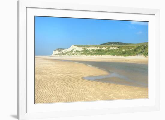 Wissant Beach Near Cap Blanc-Nez, Cote D'Opale, Region Nord-Pas De Calais, France, Europe-Gabrielle and Michel Therin-Weise-Framed Photographic Print