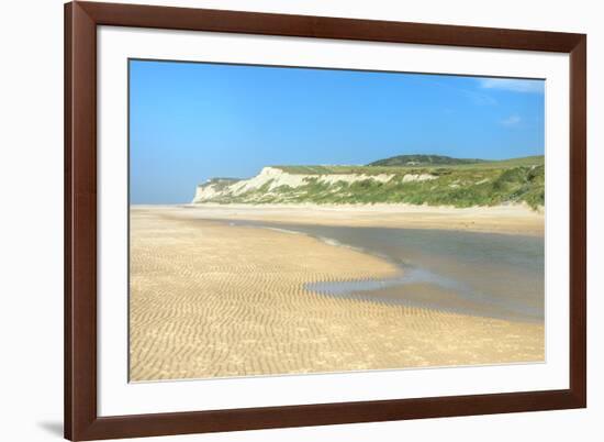 Wissant Beach Near Cap Blanc-Nez, Cote D'Opale, Region Nord-Pas De Calais, France, Europe-Gabrielle and Michel Therin-Weise-Framed Photographic Print