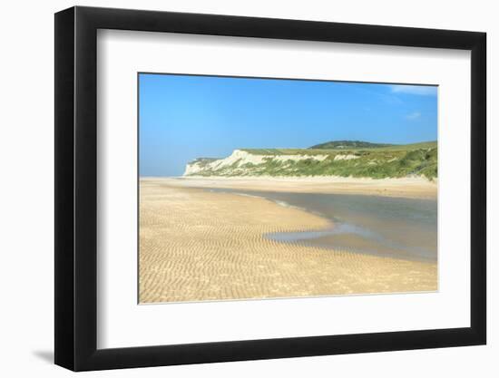 Wissant Beach Near Cap Blanc-Nez, Cote D'Opale, Region Nord-Pas De Calais, France, Europe-Gabrielle and Michel Therin-Weise-Framed Photographic Print