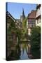 Wissembourg (Town), Old Town, Half-Timbered Houses, Water Jump, Church-Ronald Wittek-Stretched Canvas