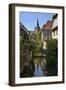 Wissembourg (Town), Old Town, Half-Timbered Houses, Water Jump, Church-Ronald Wittek-Framed Premium Photographic Print