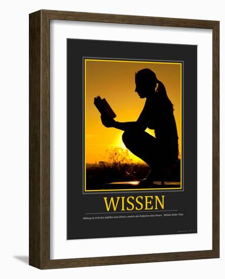 Wissen (German Translation)-null-Framed Photo