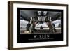 Wissen: Motivationsposter Mit Inspirierendem Zitat-null-Framed Premium Photographic Print