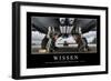 Wissen: Motivationsposter Mit Inspirierendem Zitat-null-Framed Premium Photographic Print