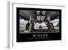 Wissen: Motivationsposter Mit Inspirierendem Zitat-null-Framed Premium Photographic Print