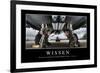 Wissen: Motivationsposter Mit Inspirierendem Zitat-null-Framed Photographic Print