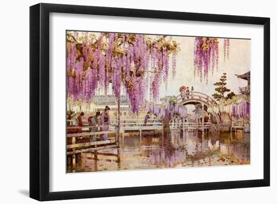 Wistaria, Kameido-Ella Du Cane-Framed Giclee Print