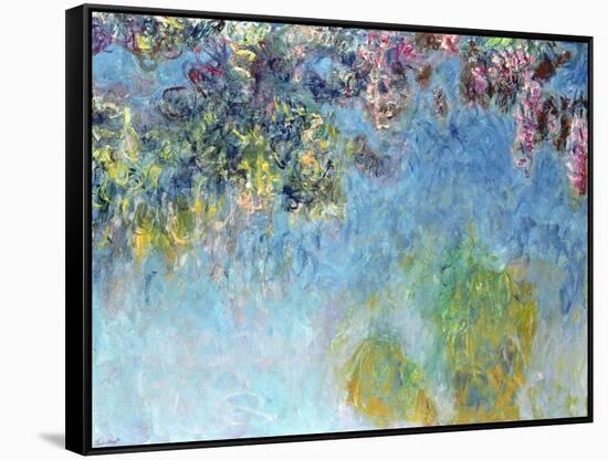 Wisteria, 1920-25-Claude Monet-Framed Stretched Canvas