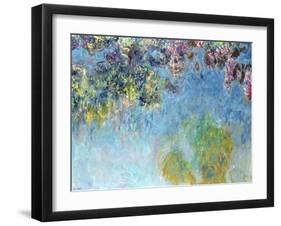 Wisteria, 1920-25-Claude Monet-Framed Giclee Print