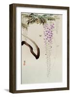 Wisteria and Bee-Koson Ohara-Framed Giclee Print