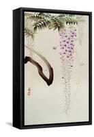 Wisteria and Bee-Koson Ohara-Framed Stretched Canvas