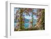 Wisteria and Mountains – Lago di Como-Brooke T. Ryan-Framed Photographic Print