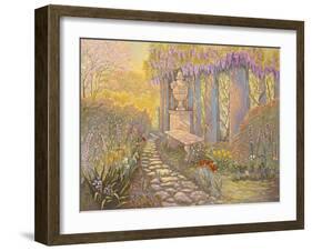 Wisteria Arbor-Judy Mastrangelo-Framed Giclee Print