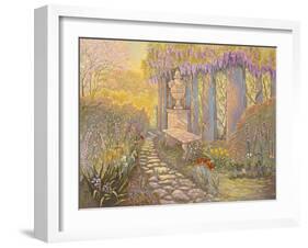 Wisteria Arbor-Judy Mastrangelo-Framed Giclee Print