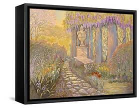 Wisteria Arbor-Judy Mastrangelo-Framed Stretched Canvas