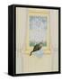 Wisteria Cat-Ditz-Framed Stretched Canvas