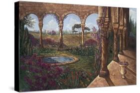 Wisteria Cloister-Judy Mastrangelo-Stretched Canvas