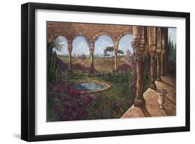 Wisteria Cloister-Judy Mastrangelo-Framed Giclee Print