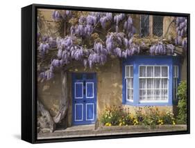 Wisteria-Covered Cottage-Richard Klune-Framed Stretched Canvas