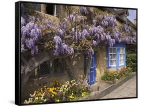 Wisteria-Covered Cottage-Richard Klune-Framed Stretched Canvas