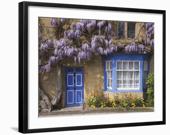 Wisteria-Covered Cottage-Richard Klune-Framed Photographic Print