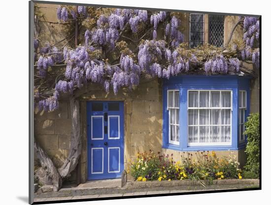 Wisteria-Covered Cottage-Richard Klune-Mounted Photographic Print