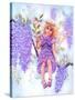 Wisteria Fairy-Judy Mastrangelo-Stretched Canvas