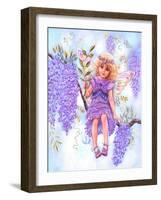 Wisteria Fairy-Judy Mastrangelo-Framed Giclee Print