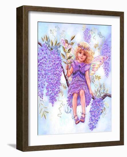 Wisteria Fairy-Judy Mastrangelo-Framed Giclee Print