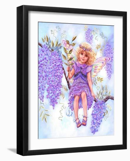 Wisteria Fairy-Judy Mastrangelo-Framed Giclee Print