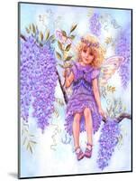 Wisteria Fairy-Judy Mastrangelo-Mounted Giclee Print