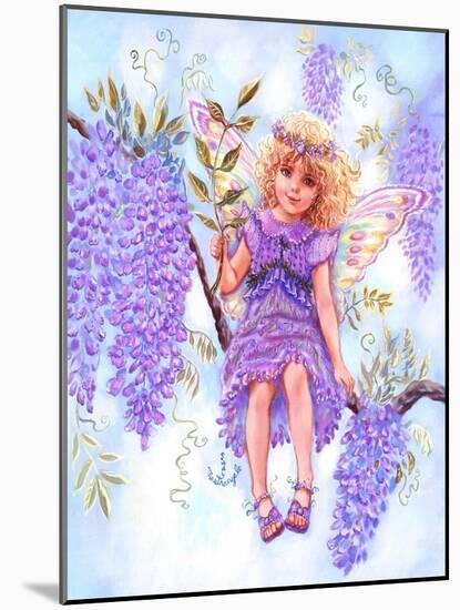 Wisteria Fairy-Judy Mastrangelo-Mounted Giclee Print