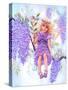 Wisteria Fairy-Judy Mastrangelo-Stretched Canvas