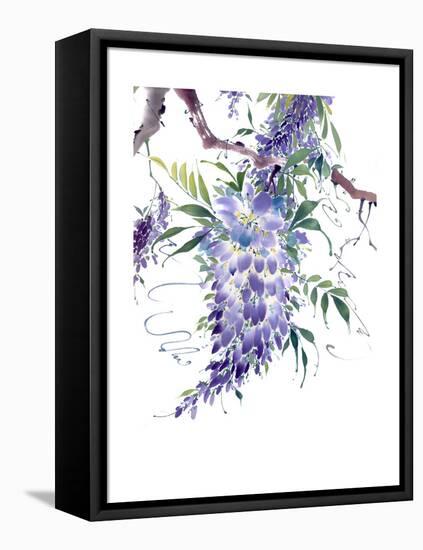 Wisteria Garden II-Nan Rae-Framed Stretched Canvas